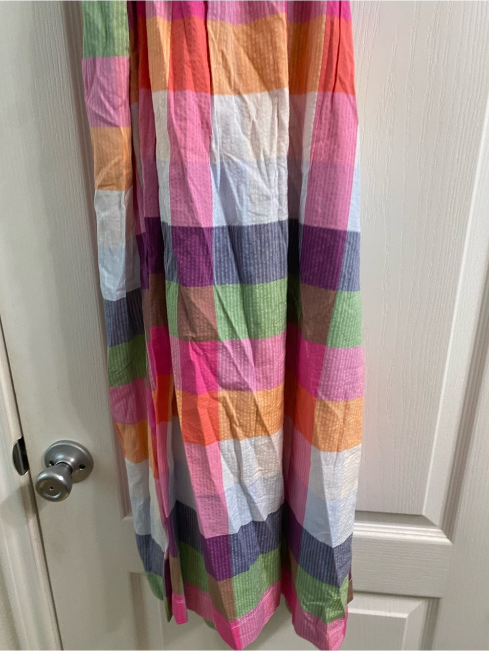 Kate Spade New York x Target Tie-Waist Plaid Midi Picnic Cottagecore Dress XS - Picture 14 of 16